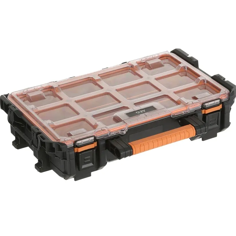 AEG Quickstack Clear Top Organiser with 10 Removable Tubs