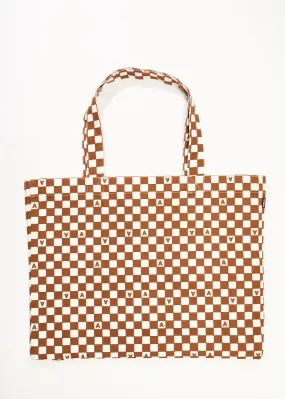 AFENDS Mens Maia - Unisex Tote Bag - Toffee