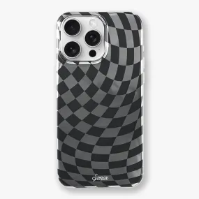 Checkmate Black/Silver MagSafe® Compatible iPhone Case