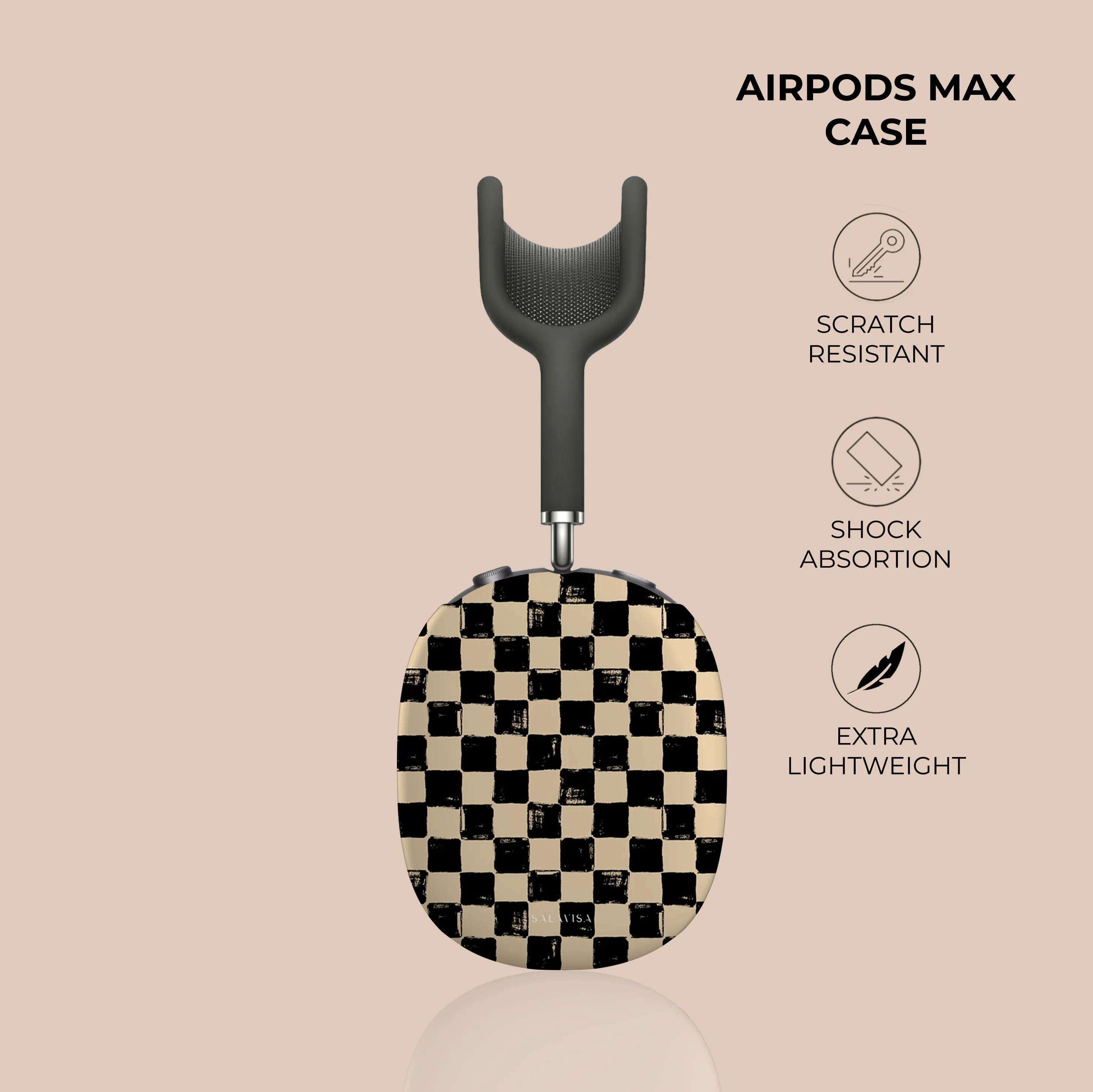 Chess Board AirPods Max Case