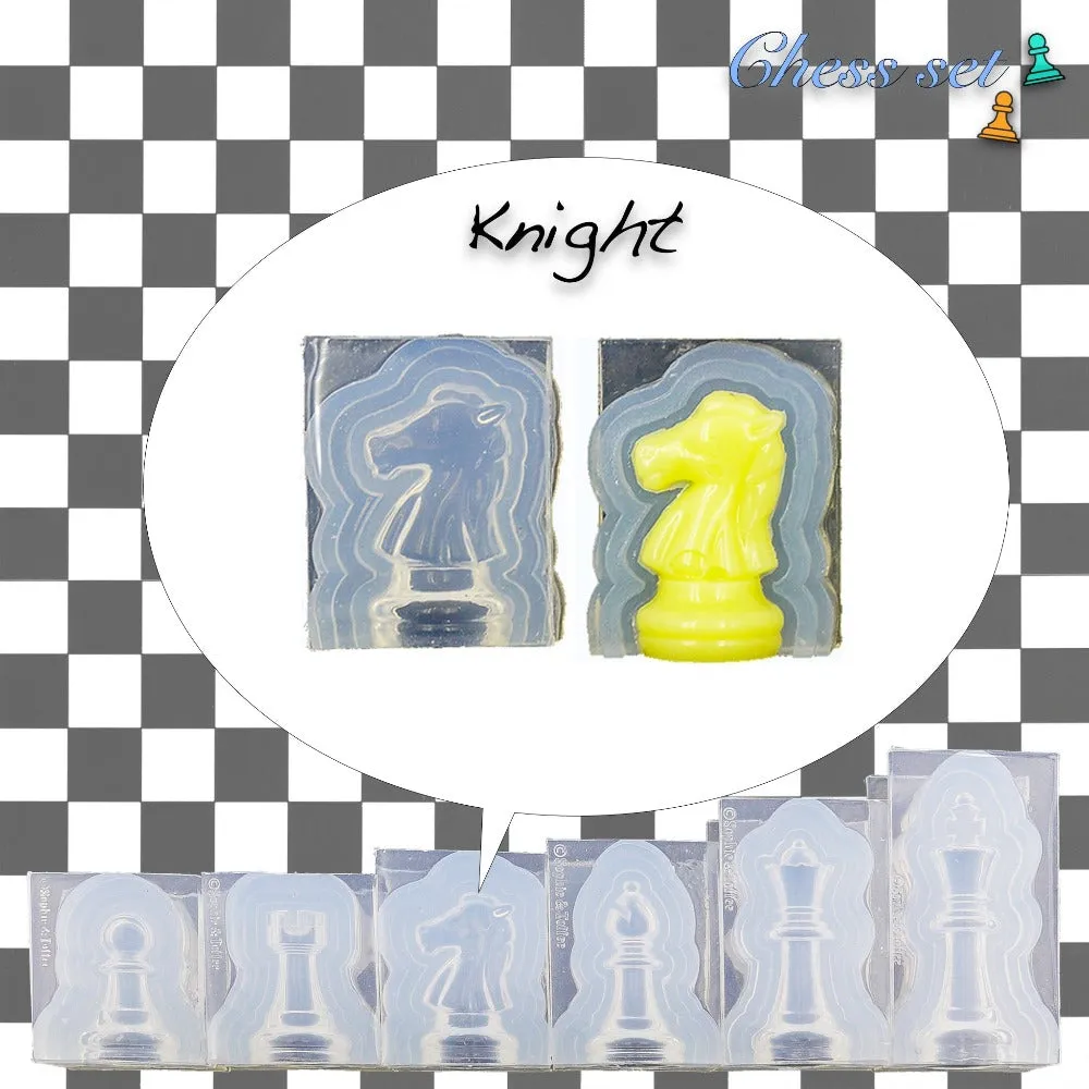 Chess Pieces Game Tokens Silicone Mold