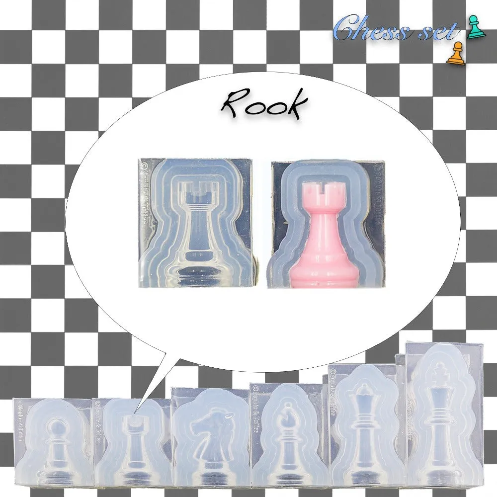 Chess Pieces Game Tokens Silicone Mold