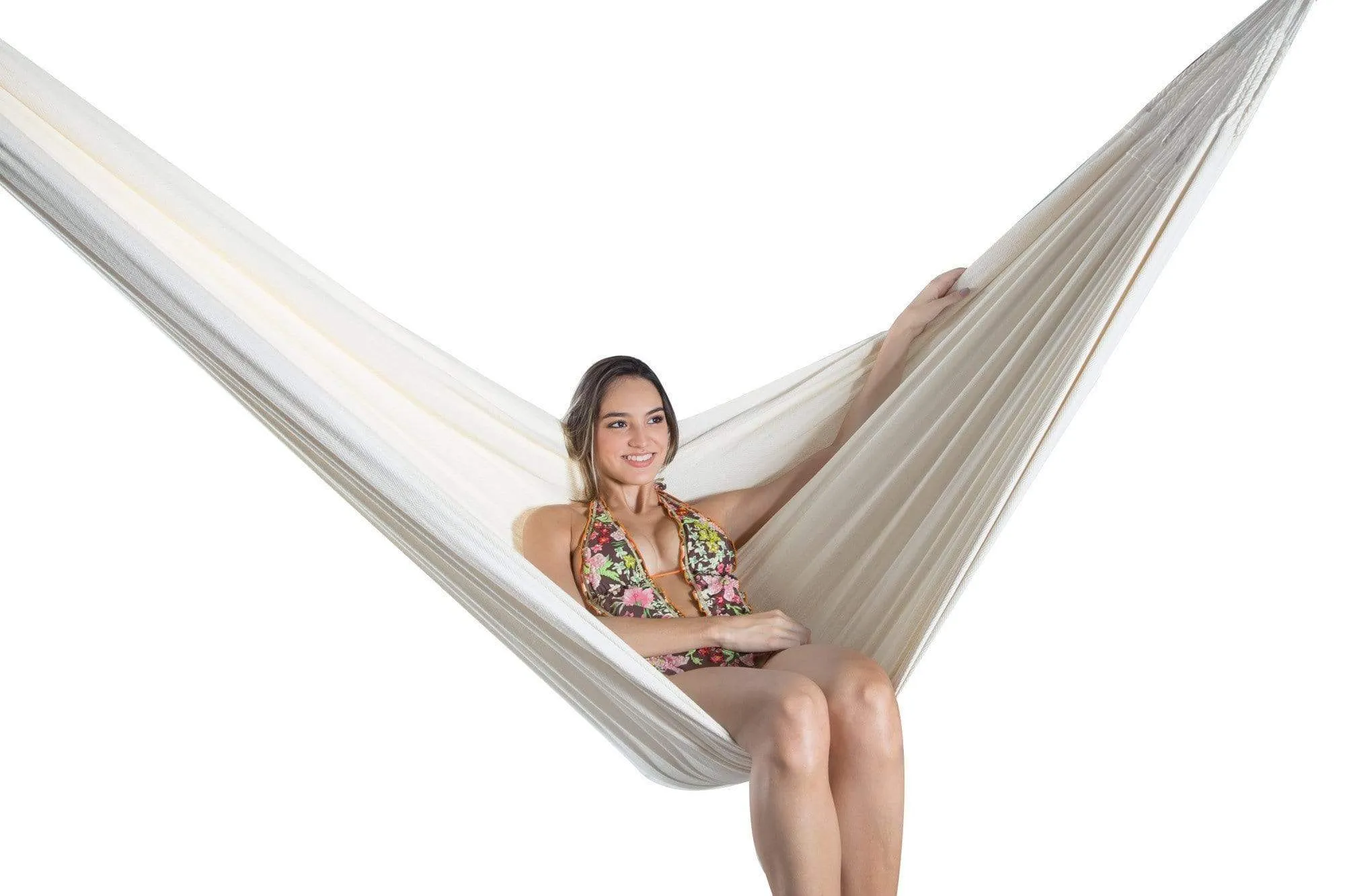 Colombian Double Hammock with Bamboo Stand