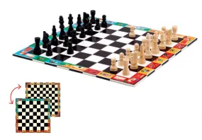 Djeco Chess & Checkers Game