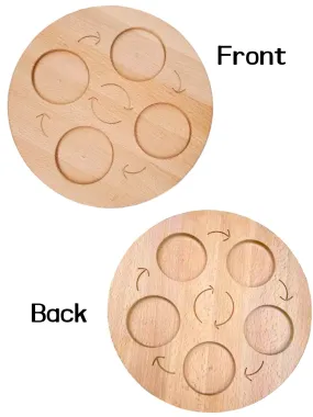 Double Sided Wooden Life Cycle Board