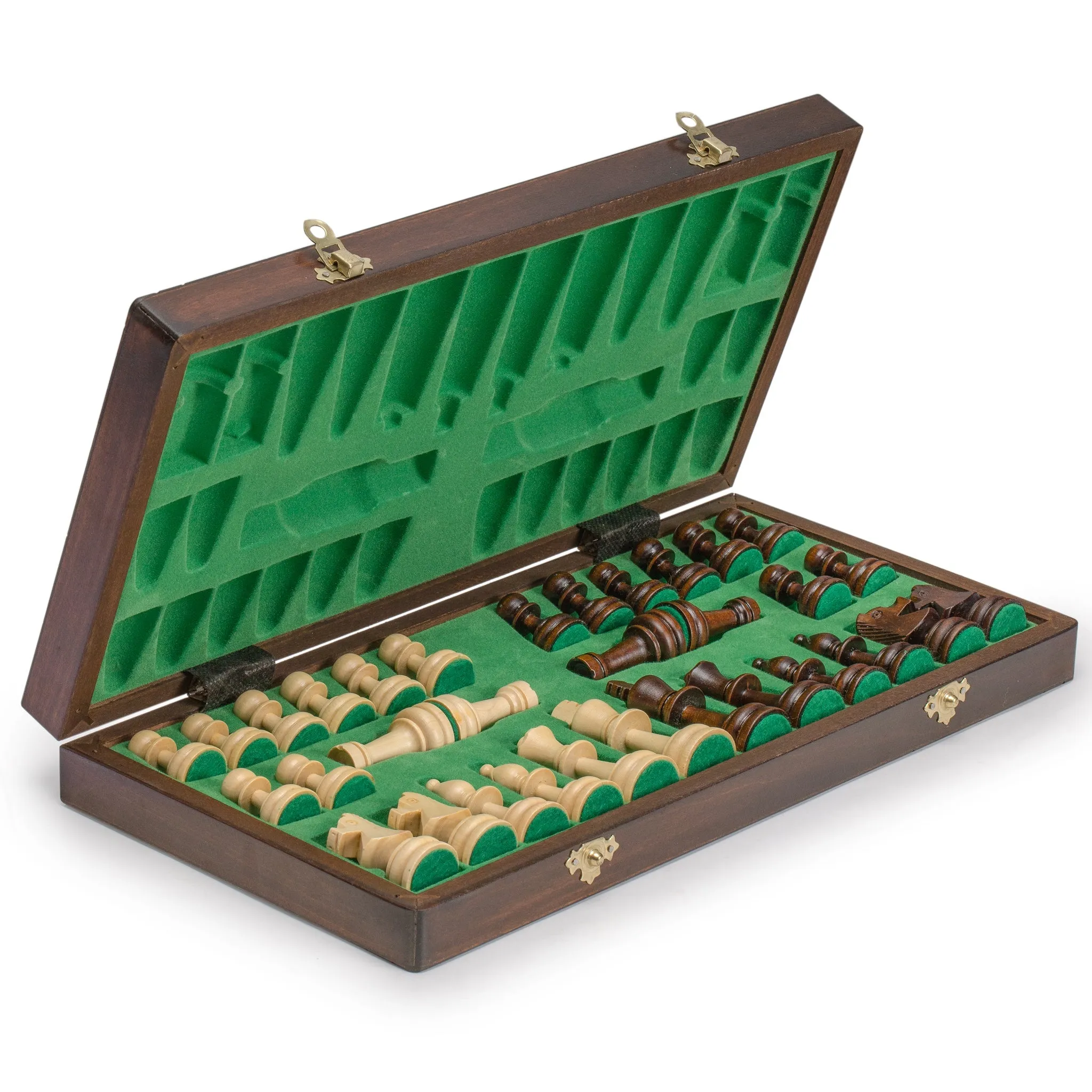 Husaria European International Chess Wooden Game Set - Olympic - 16.5 Inches