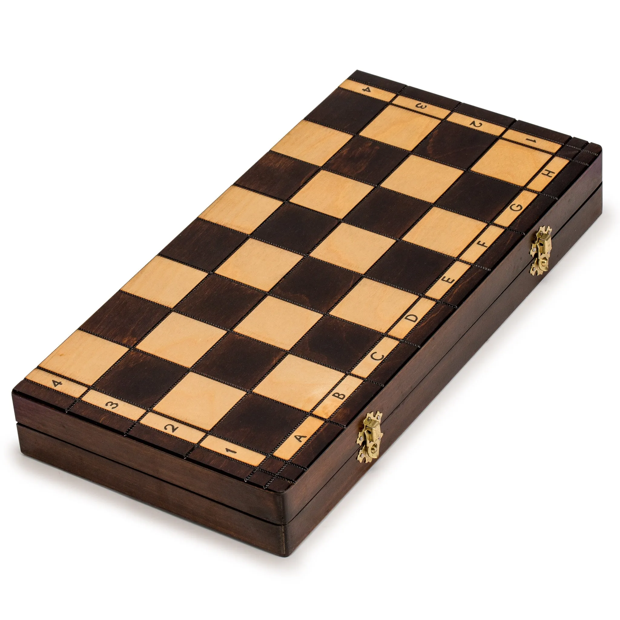 Husaria European International Chess Wooden Game Set - Olympic - 16.5 Inches