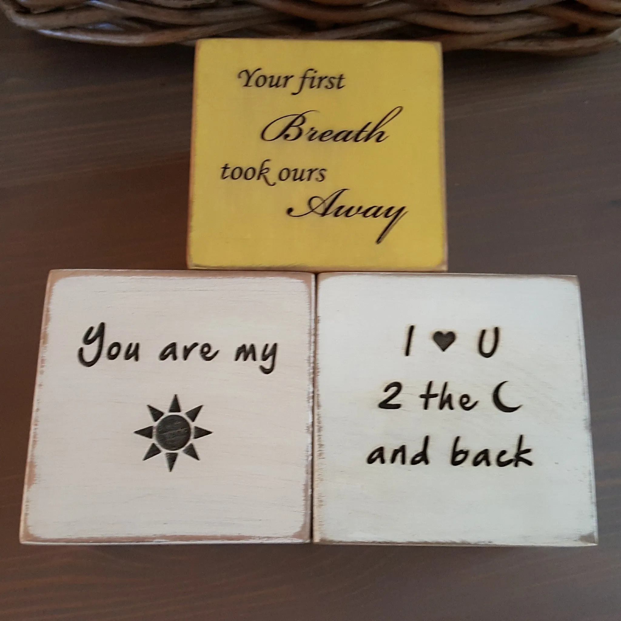 Personalized Baby Block Custom Engraved